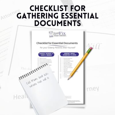 Checklist for Gathering Essential Documents
